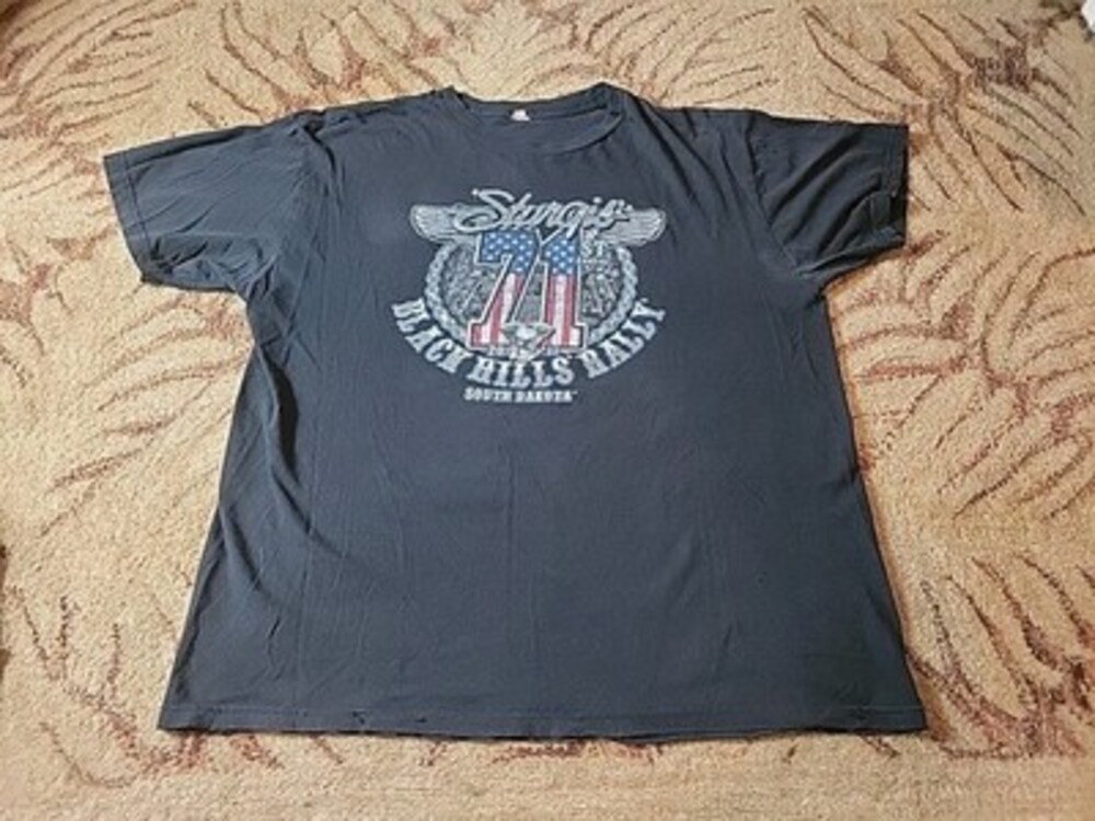 Sturgis 2011 71st Annual Black Hills Motorcycle Rally Shirt Men's Work Shirt XL